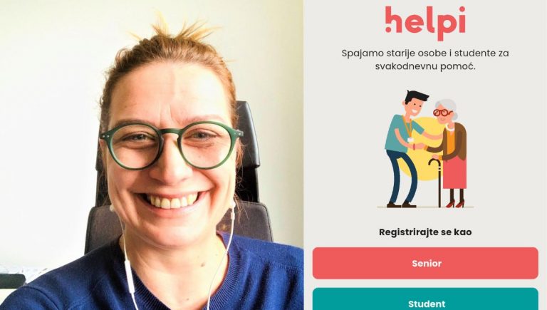Helpi, platforma uz čiju pomoć starije osobe dobivaju pomoć studenata