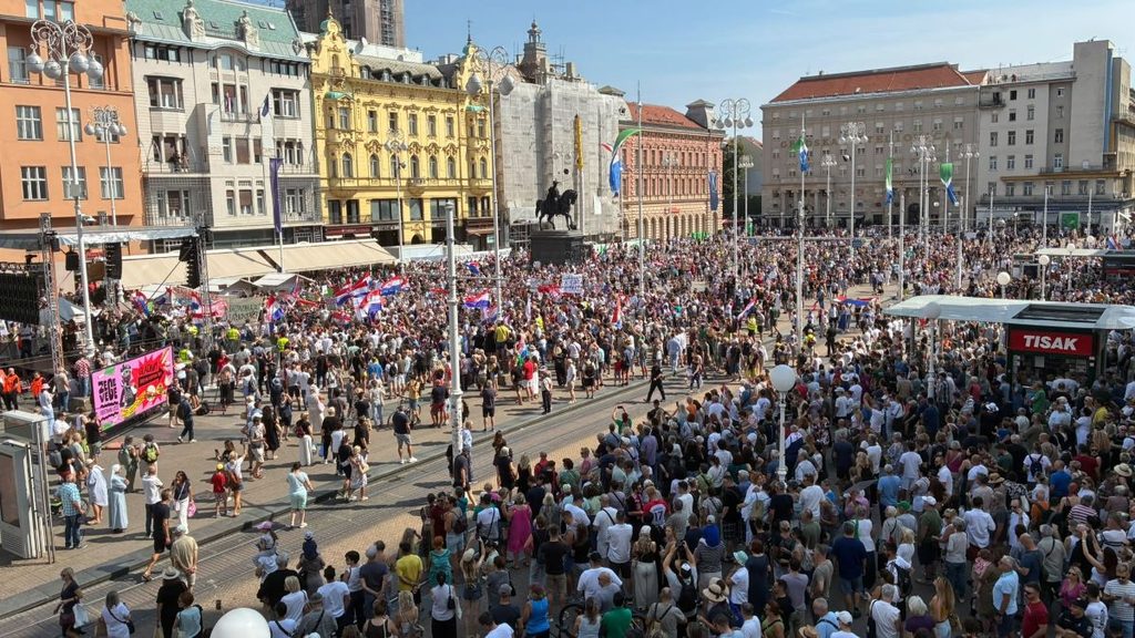 Početak okupljanja na glavnom zagrebačkom trgu
Foto: privatna arhiva