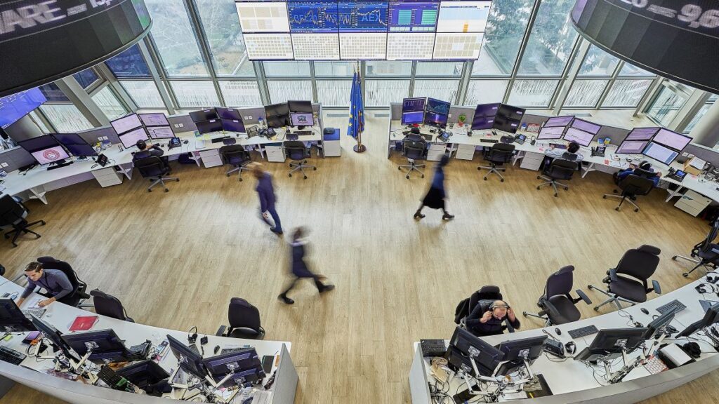 Trgovinski prostor burze Euronext Paris, na kojoj se prati francuski dionički indeks CAC 40. Foto: Euronext / Press