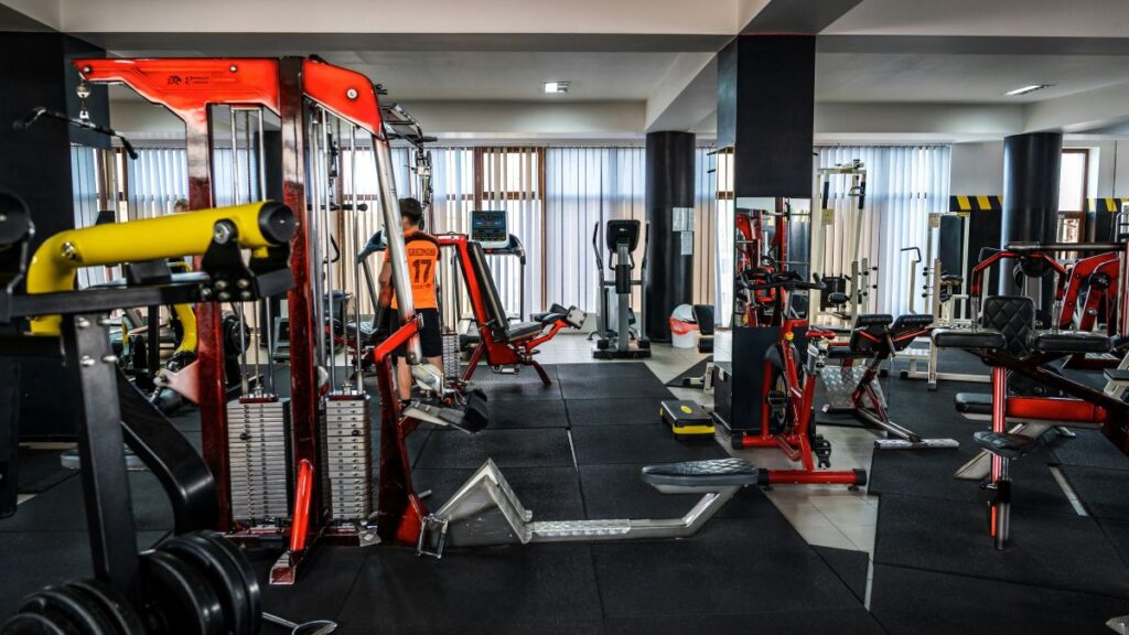 Fitness centar, ilustracija.