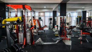 Fitness centar, ilustracija.
